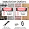 Signmission No Smoking Or Open Flames Danger Sign, Plastic, 10in W x 7in L, 2PK OS-2PACK-DS-P-710-L-1475 - alternate 3